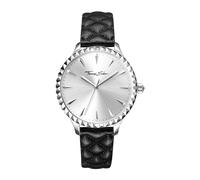 Thomas Sabo, Femme, Accessoires, Gris, Taille: ONE Size Rebel at Heart Montre en Cuir Noir