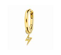 Thomas Sabo, Femme, Accessoires, Jaune, Taille: ONE Size Boucle d'Oreille Femme Créole Pièce Unique Éclair Or Cr705-414-14