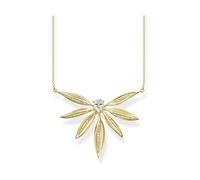 Thomas Sabo, Femme, Accessoires, Jaune, Taille: ONE Size Collier pour femme avec pendentif Glam & Soul Feuilles Grand Coloris Or Ke1950-414-14-L45V