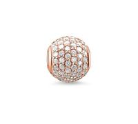 Thomas Sabo, Femme, Accessoires, Multicolore, Taille: ONE Size Pendentif Charme en or rose avec Zircone