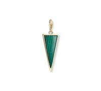 Thomas Sabo, Femme, Accessoires, Vert, Taille: ONE Size Pendentif Charme Triangle Vert