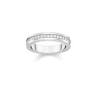 Thomas Sabo Femme Bague avec Pierres Blanches Argent Argent Sterling 925 TR2254-051-14