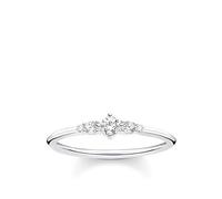 Thomas Sabo Bague pour Femme Argent Sterling 925 TR2324-051-14, 56, Argent, Zircone cubique