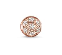 Thomas Sabo Femme Bead Charm pendentif Sparkling Circles 925 argent rose or K0141-416-14
