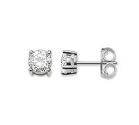 Thomas Sabo Femme Clous d'oreilles pierre blanche Argent Sterling 925 H1739-051-14