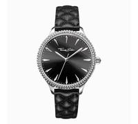 THOMAS SABO Femme Montre-Bracelet Rebel At Cœur WA0322-221-203-38 MM Cuir