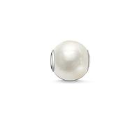 Thomas Sabo Femmes-Bead Blanche Karma Beads Argent Sterling 925 Perle de culture d´eau douce K0004-082-14