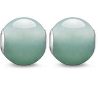 Thomas Sabo Femmes-Bead Karma Beads Argent Sterling 925 Aventurine polie verte K0049-010-6 (Lot de 2)