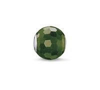 Thomas Sabo Femmes-Bead Karma Beads Argent Sterling 925 Héliotrope facetté vert K0090-652-6