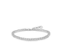 Thomas Sabo Femmes-Bracelet Glam & Soul Argent Sterling 925 Oxyde de Zirconium blanc Longeur de 16 à 19.5 cm A1484-051-14-L19,5v