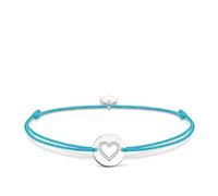 Thomas Sabo Femmes-Bracelet Little Secrets cœur Argent sterling 925 turquoise LS069-401-31-L20v - Nouveautés Prime Day