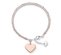 Thomas Sabo Femmes-Bracelet Love Bridge Argent Sterling 925 plaqué or rose 18 carats Longeur de 16 à 19.5 cm LBA0102-415-12-L19,5v