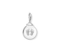 Thomas Sabo Femmes-Charm-Pendentif Coin Pied de Bébé Charm Club Argent Sterling 925 1692-051-14