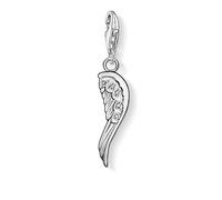 Thomas Sabo Femmes-Pendentif charm Aile D'Ange Charm Club Argent Sterling 925 Oxyde de Zirconium blanc 0413-051-14