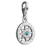 Thomas Sabo Femmes Pendentif Charm Boussole Voyage Charm Club Argent Sterling 925 1228-405-17