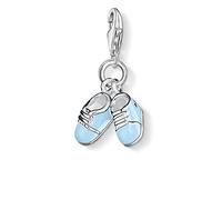 Thomas Sabo Femmes-Pendentif charm Chaussure De Bébé Charm Club Argent Sterling 925 bleu 0822-007-1