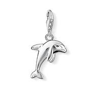 Thomas Sabo Femmes-Pendentif charm Dauphin Charm Club Argent Sterling 925 noir 0750-007-12