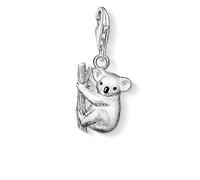 Thomas Sabo Femmes-Pendentif charm Koala Charm Club Argent Sterling 925 noirci noir 0643-007-12