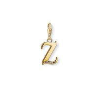 Thomas Sabo Femmes Pendentif Charm Lettre A-Z Charm Club Or Doré Or Jaune 18 Carats Argent Sterling 925
