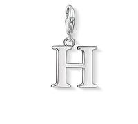 Thomas Sabo Femmes-Pendentif charm Lettre H Charm Club Argent Sterling 925 0182-001-12