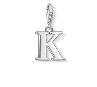 Thomas Sabo Femmes-Pendentif charm Lettre K Charm Club Argent Sterling 925 0185-001-12