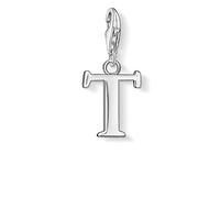 Thomas Sabo Femmes-Pendentif charm Lettre T Charm Club Argent Sterling 925 0194-001-12