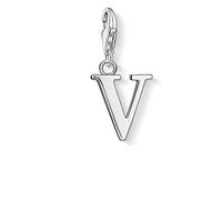 Thomas Sabo Femmes-Pendentif charm Lettre V Charm Club Argent Sterling 925 0196-001-12