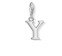 Thomas Sabo Femmes-Pendentif charm Lettre Y Charm Club Argent Sterling 925 0199-001-12