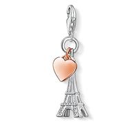 Thomas Sabo Femmes-Pendentif charm Tour Eiffel Charm Club Argent Sterling 925 plaqué or rose 18 carats 0904-415-12