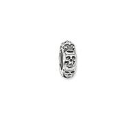 Thomas Sabo Femmes-Stoppeur pour collier bracelet Karma Beads Argent Sterling 925 noirci Silicone KS0008-648-12