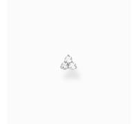 Thomas Sabo Clous d'oreilles simples en argent sterling 925 avec pierres blanches H2138, 0,40 cm, Argent sterling, Non applicable