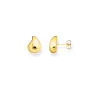 Thomas Sabo Boucles d'oreilles 'Ohrringe Organische Tropfenform Klein Gold' or, Taille 14 mm