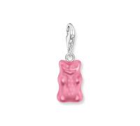 THOMAS SABO HARIBO Charm Ours doré rose - Pendentif en argent recy vec verre cristal rose - Collection HARIBO x