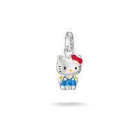 Thomas Sabo Hello Kitty Charm bleu - Connect Alliage Premium, Plaqué Argent Fin, Émail À Froid