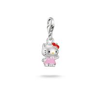 Thomas Sabo Hello Kitty Charm rose - Original Alliage Premium, Plaqué Argent Fin, Émail À Froid