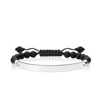 Thomas Sabo Homme, Unisexe Bracelet Noir Argent Sterling 925 LBA0128-172-11