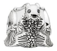 Thomas Sabo K0192-879-14 Karma Bead Escargot Jade Blanc Argent Sterling