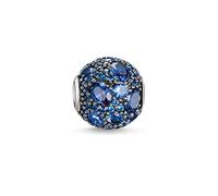THOMAS SABO Karma K0077-638-1 Perle en argent 925 et spinelle Bleu
