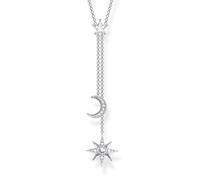 Thomas Sabo KE1900-051-14 Collier avec pendentif femme étoile & lune argent