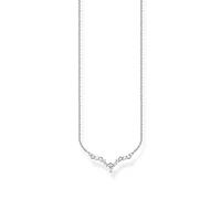 THOMAS SABO KE2172-051-14-L45V Chaîne en argent sterling 925 avec cristaux de glace pour femme Longueur 45 cm, 45 cm, Argent sterling, Zircone cubique