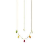 Thomas Sabo - KE2205-413-7-L45V - Collier - Argent 925 - Femmes - Goldbär multicolore - 40+5cm
