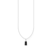 Thomas Sabo - KE2209-052-11-L45V - Chaîne - Argent 925 - Femme - Ours doré noir - 40+5cm