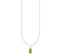 Thomas Sabo - KE2209-414-6-L45V - Collier - Argent 925 - Dames - Vert ours doré - 40+5cm