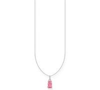 Thomas Sabo KE22090529L45V Collier Argent 925 Femmes Goldbär rose 40+5cm