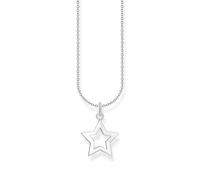 THOMAS SABO KE2222-001-21 Chaîne avec pendentif en forme d'étoile en argent sterling 925, taille unique, Argent sterling, Pas de gemme