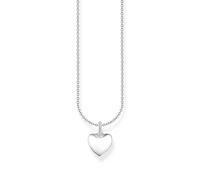THOMAS SABO KE2234-001-21 Chaîne avec pendentif en forme de cœur en argent sterling 925, taille unique, Argent sterling, Pas de gemme