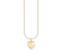 THOMAS SABO KE2234-413-39 Chaîne avec pendentif cœur en argent plaqué or, taille unique, Argent sterling, Pas de gemme