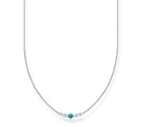 THOMAS SABO Kette türkiser Stein 925 Sterling Silber KE2093-405-17-L42V