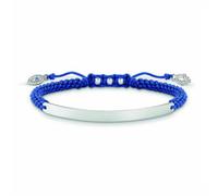 Thomas Sabo LBA0066-897-1-L19v Pulsera en Argent Bleu Taille 16-19 cm