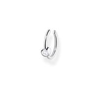 Thomas Sabo Manchette d’oreille unique pierre blanche argent Argent Sterling 925